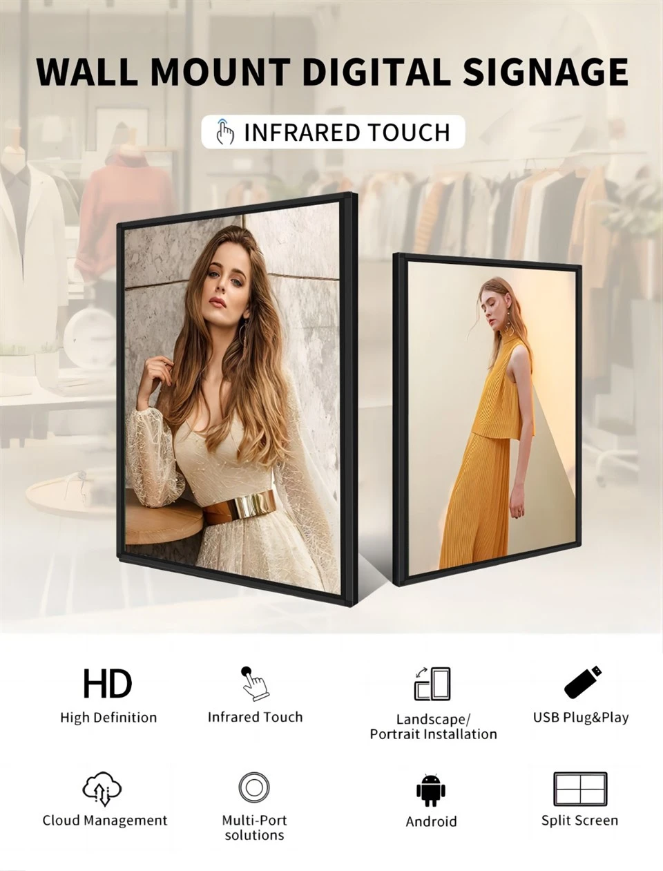 Digital Screens Advertising Display Monitor
